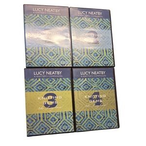 Lucy Neatby Knitting DVD set volume 1 to 4 A Knitter's Companion Knitting Gems